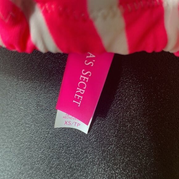 Victoria’s Secret xs triangle bikini top chevron print pink/purple - Picture 3 of 4